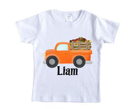 Fall Truck Personalized Shirt - Sew Lucky Embroidery