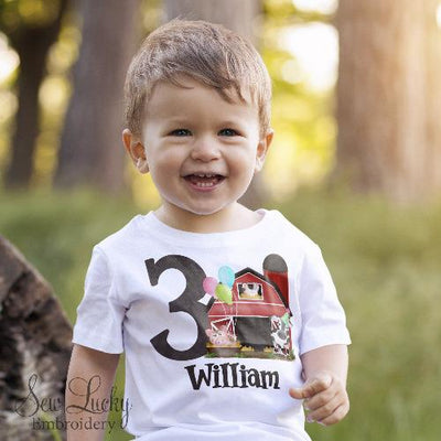 Farm Barn Birthday Personalized Shirt