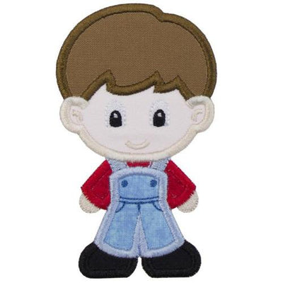 Farm Boy Sew or Iron on Embroidered Patch