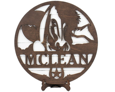 Farmhouse name sign