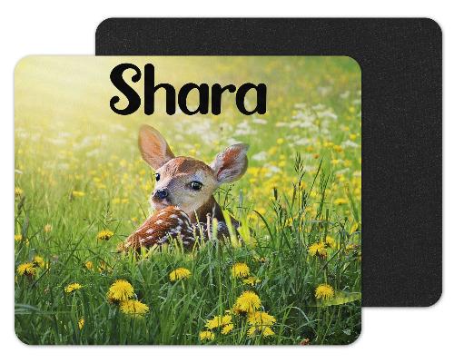 Fawn Custom Personalized Mouse Pad - Sew Lucky Embroidery