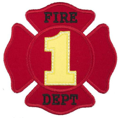 Fire Department Birthday Number Patch
