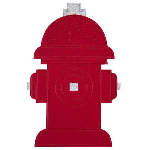 Fire Hydrant Embroidered Patch | Firefighter Theme Patch for Jackets B ...