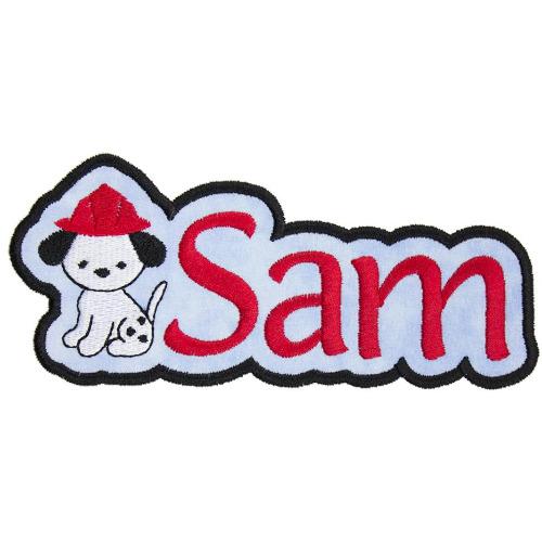 Fireman Dalmatian Dog Name - Sew Lucky Embroidery