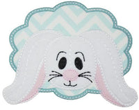 Floppy Eared Bunny Patch - Sew Lucky Embroidery