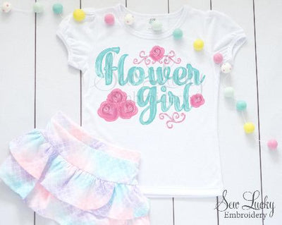 Flower Girl Wedding Shirt