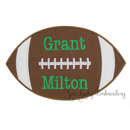 Football Personalized Patch