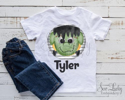 Frankenstein Halloween Personalized Shirt