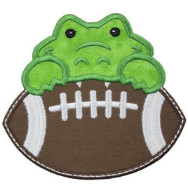 Gator Football Boy Patch - Sew Lucky Embroidery