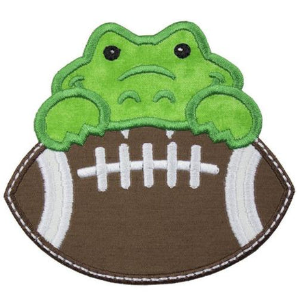 Gator Football Boy Patch - Sew Lucky Embroidery