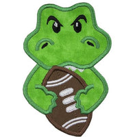 Gator Football Boy Patch - Sew Lucky Embroidery