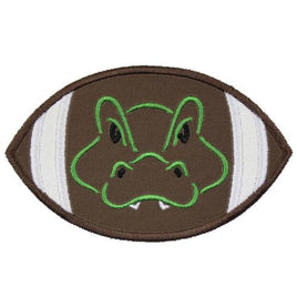 Gator Football Patch - Sew Lucky Embroidery