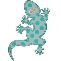 Gecko Patch - Sew Lucky Embroidery