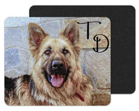 German Shepard Dog Custom Personalized Mouse Pad - Sew Lucky Embroidery