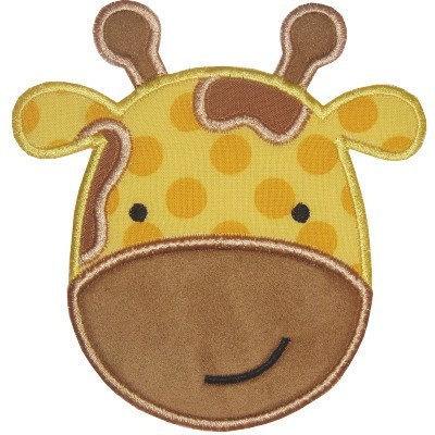 Giraffe Sew or Iron on Embroidered Patch