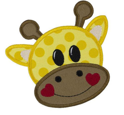 Giraffe Patch - Sew Lucky Embroidery
