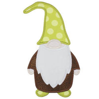 Gnome with Green Hat Patch - Sew Lucky Embroidery