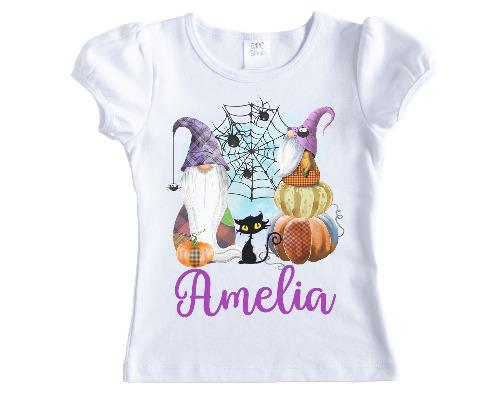 Halloween Gnomes Personalized Shirt - Sew Lucky Embroidery