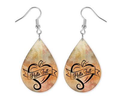 Hello Fall Teardrop Earrings