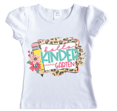Hello School Frame Pencil Back to School Shirt