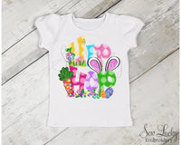 Hip Hop Girls Colorful Easter Shirt - Sew Lucky Embroidery