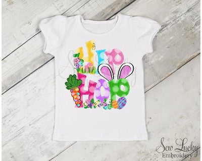 Hip Hop Girls Colorful Easter Shirt