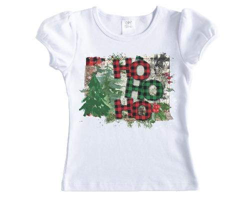 Ho Ho Ho Christmas Shirt - Sew Lucky Embroidery