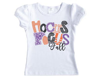 Hocus Pocus Y'all Girls Halloween Shirt - Sew Lucky Embroidery