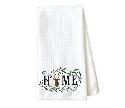  Lavien Home Christmas Kitchen Towels Embroidered
