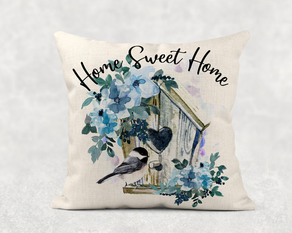 Home Sweet Home Throw Pillow - Sew Lucky Embroidery