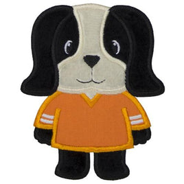 Hound Dog Football Patch - Sew Lucky Embroidery