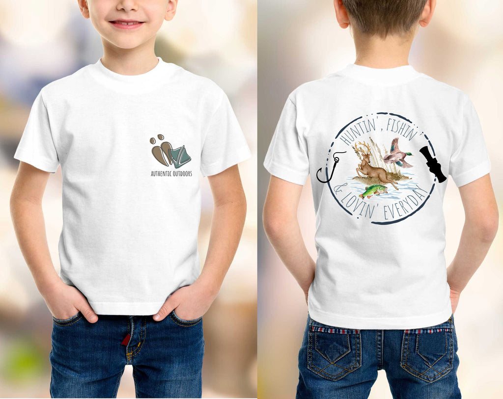 Hunting Fishing Lover Everyday Shirt - Sew Lucky Embroidery