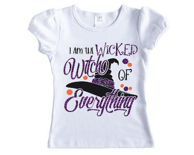 I am the Wicked Witch of Everything Girls Halloween Shirt