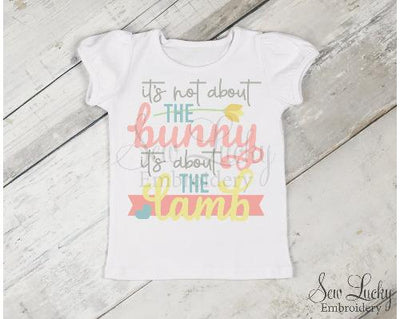 It's All About the Lamb Girls Easter Shirt