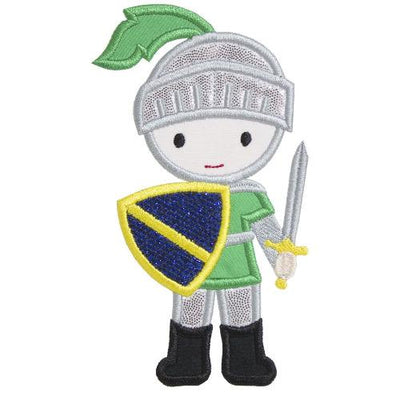 Knight Sew or Iron on Embroidered Patch