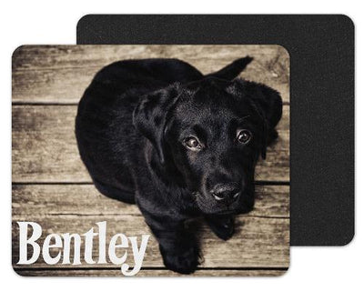 Lab Puppy Custom Personalized Mouse Pad