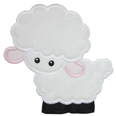 Lamb Sew or Iron on Embroidered Patch