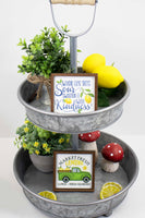 Market Fresh Lemons Tier Tray Sign - Sew Lucky Embroidery