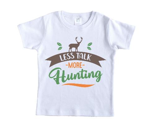 Less Talk More Hunting Shirt - Sew Lucky Embroidery
