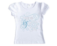 Let It Go Princess Girls Shirt - Sew Lucky Embroidery