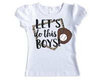 Lets do this Boys Baseball Shirt - Sew Lucky Embroidery