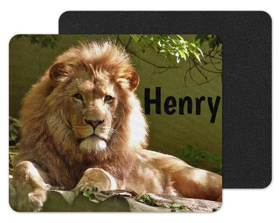 Lazy Lion Custom Personalized Mouse Pad