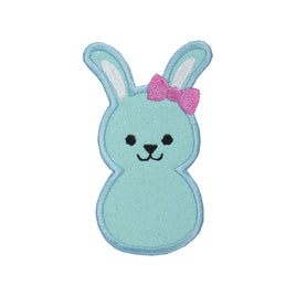 Little Girl Easter Bunny Patch - Sew Lucky Embroidery