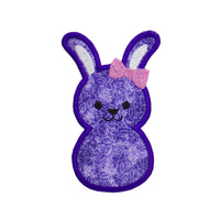 Little Girl Easter Bunny Patch - Sew Lucky Embroidery