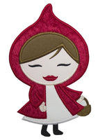 Little Red Riding Hood Patch - Sew Lucky Embroidery