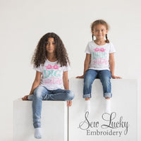 Little Sister Shirt - Sew Lucky Embroidery