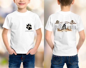 Little Coon Dog Hunter Shirt - Sew Lucky Embroidery