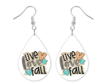 Love Live Fall Teardrop Earrings