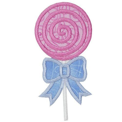 Lollipop Sew or Iron on Embroidered Patch