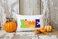 Fall Love Pumpkin Candy Corn Patch - Sew Lucky Embroidery